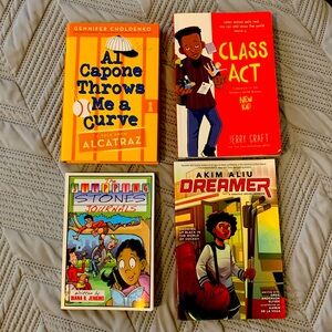 A set of four books any young avid reader would enjoy.